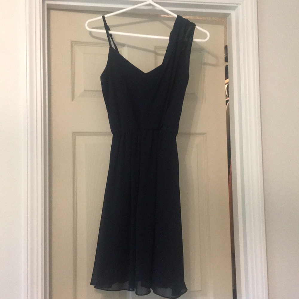 Navy blue bridesmaid dress